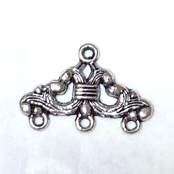 3/10$, 3 to 1 Silver Color Connector for Jewelry Making, DIY Projects - Picture 1 of 5
